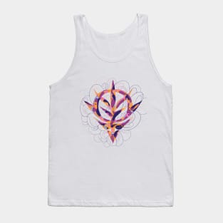 Zeon Logo Gundam Pop Art Tank Top